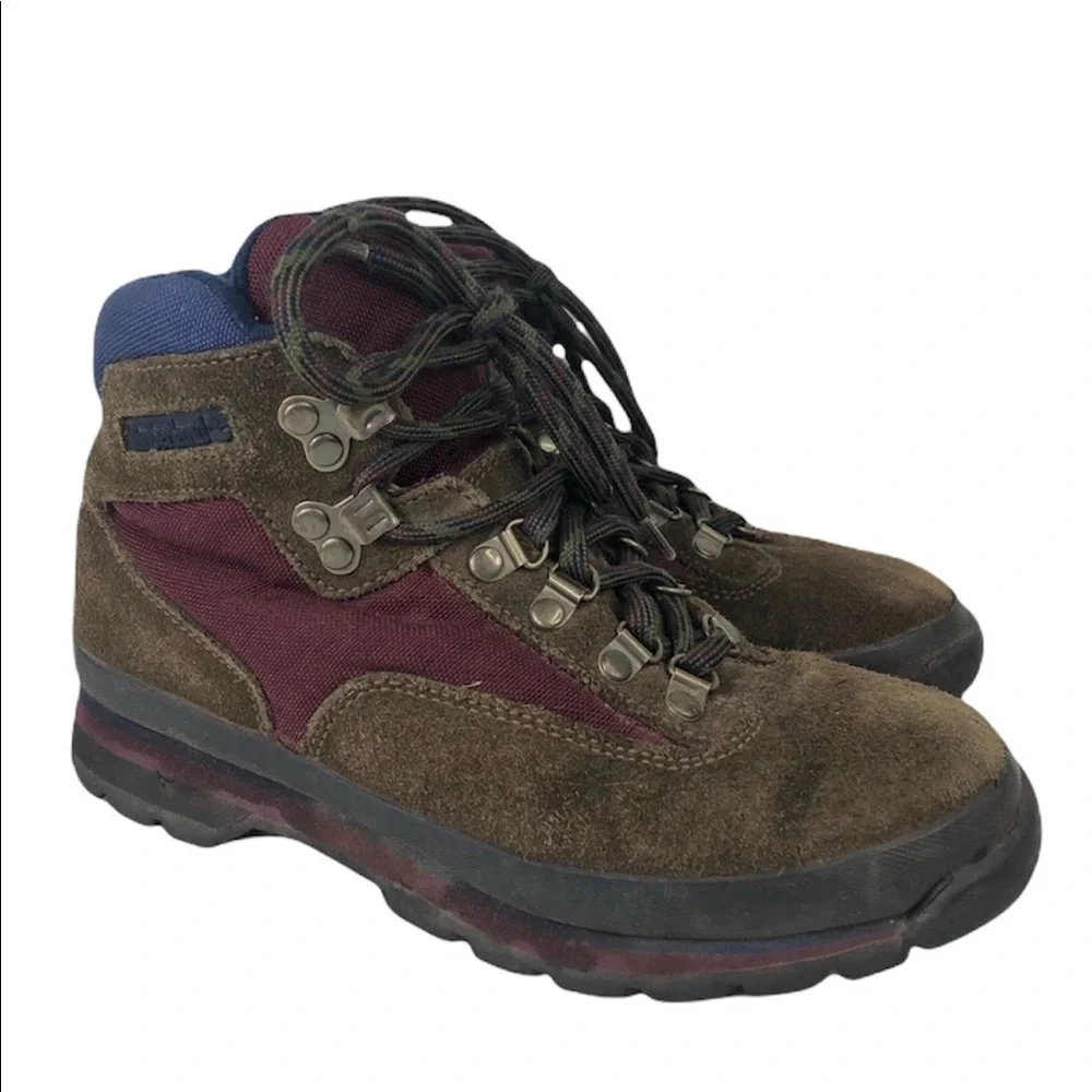 Timberland Suede Lace Up Boots Size 8.5M